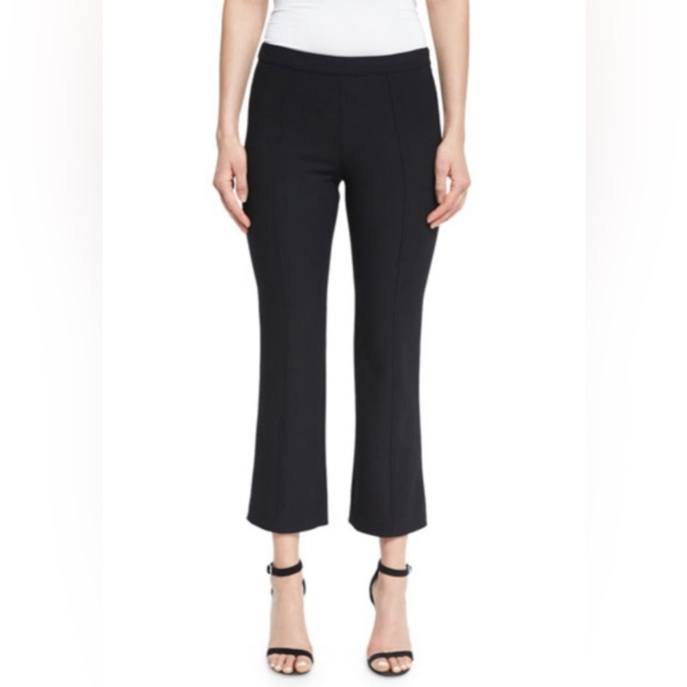 Cinq A Sept Black Onyx Cropped High Waisted Dress Pants 00 / XS